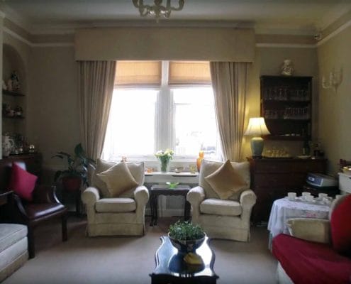 The comfortable lounge area at Parade House in Monmouth The comfortable lounge area at Parade House in Monmouth